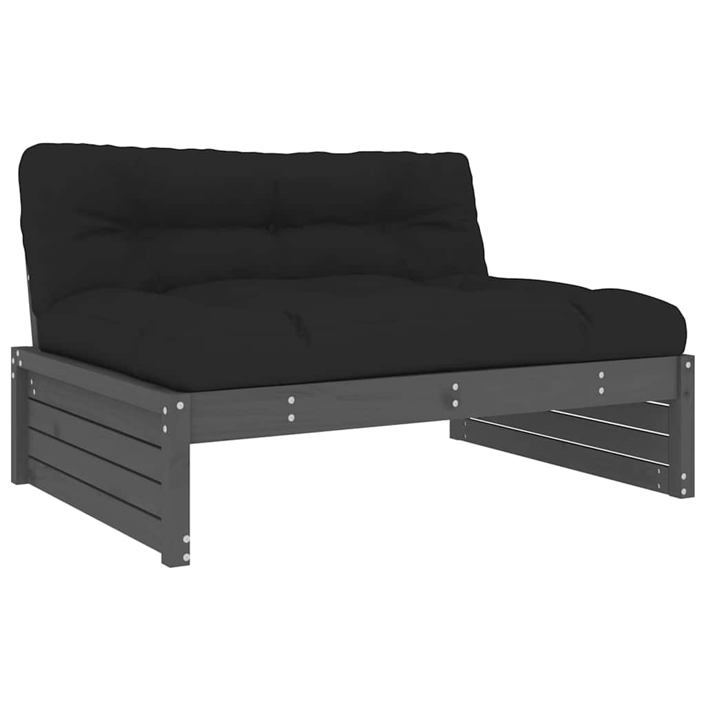 Middenbank 120x80 cm massief grenenhout grijs is nu te koop bij PeponiXL, paradijselijk wonen!