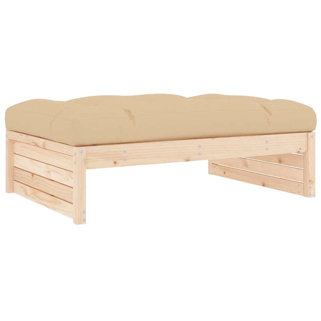 Tuinvoetenbank 120x80 cm massief grenenhout is nu te koop bij PeponiXL, paradijselijk wonen!