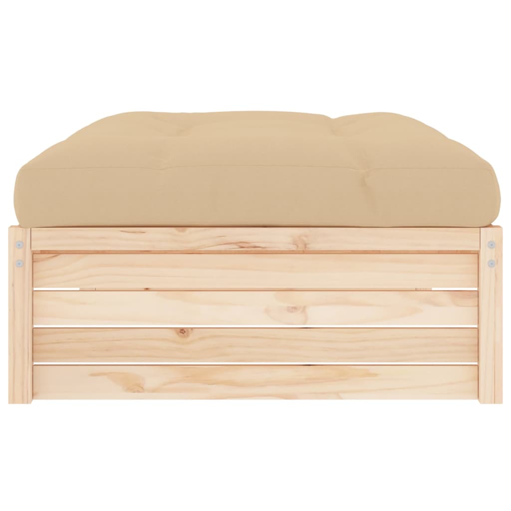 Tuinvoetenbank 120x80 cm massief grenenhout is nu te koop bij PeponiXL, paradijselijk wonen!