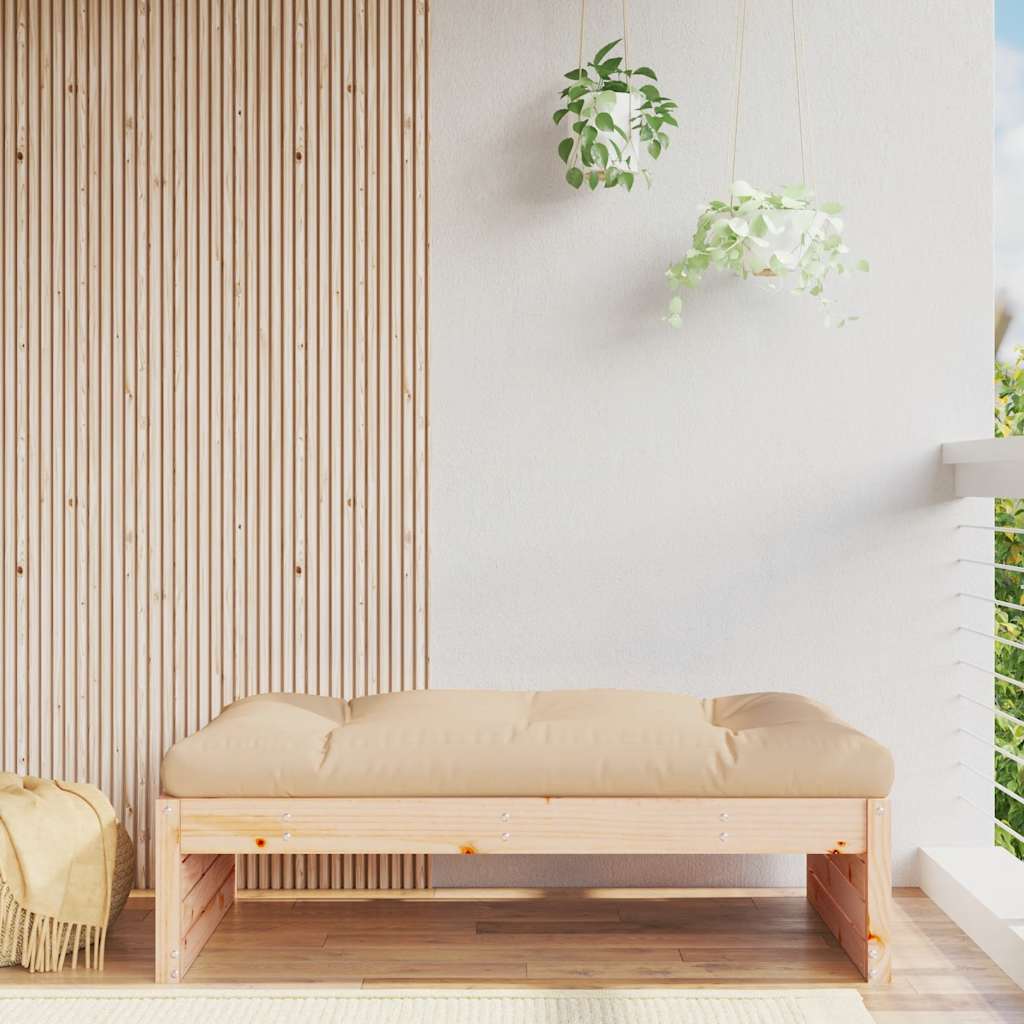 Tuinvoetenbank 120x80 cm massief grenenhout is nu te koop bij PeponiXL, paradijselijk wonen!