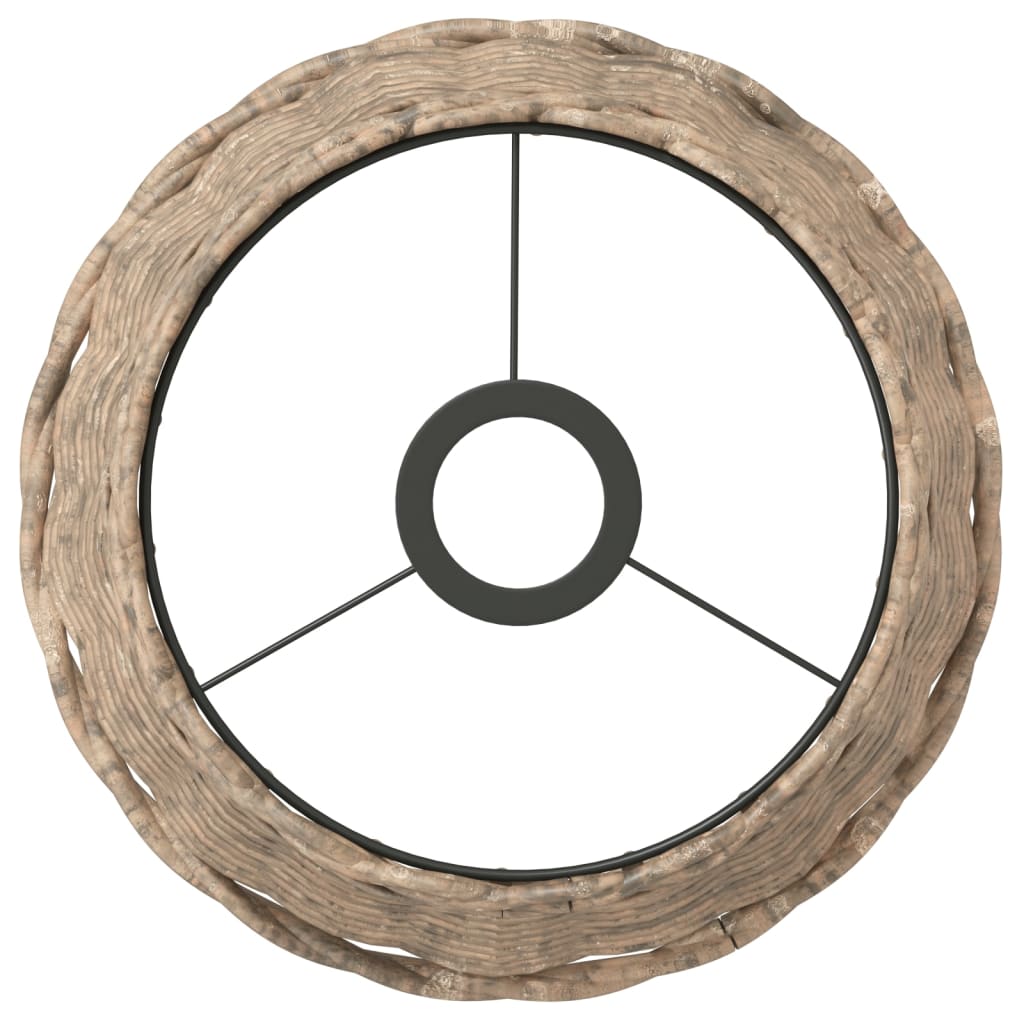 Plafondlampenkap Ø25x17 cm wicker bruin is nu te koop bij PeponiXL, paradijselijk wonen!