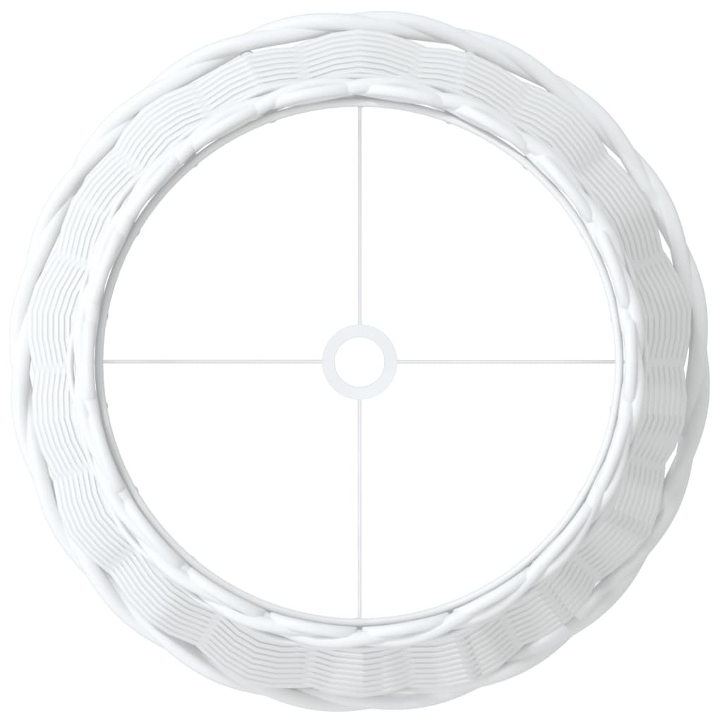 Lampenkap Ø25x17 cm wicker wit is nu te koop bij PeponiXL, paradijselijk wonen!