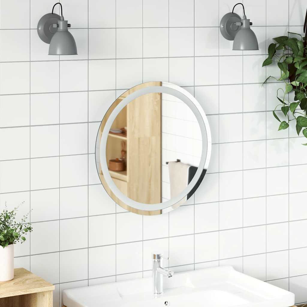 Badkamerspiegel LED rond 50 cm is nu te koop bij PeponiXL, paradijselijk wonen!