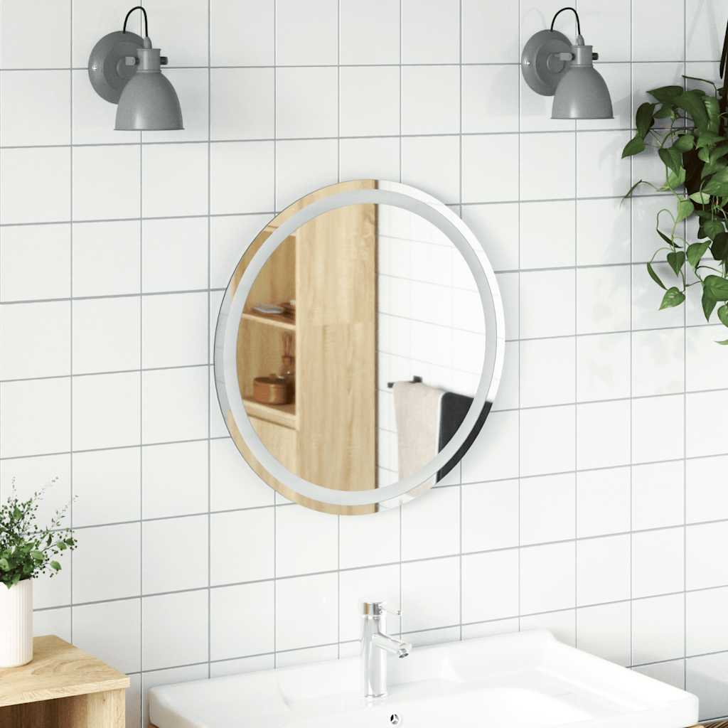 Badkamerspiegel LED rond 60 cm is nu te koop bij PeponiXL, paradijselijk wonen!