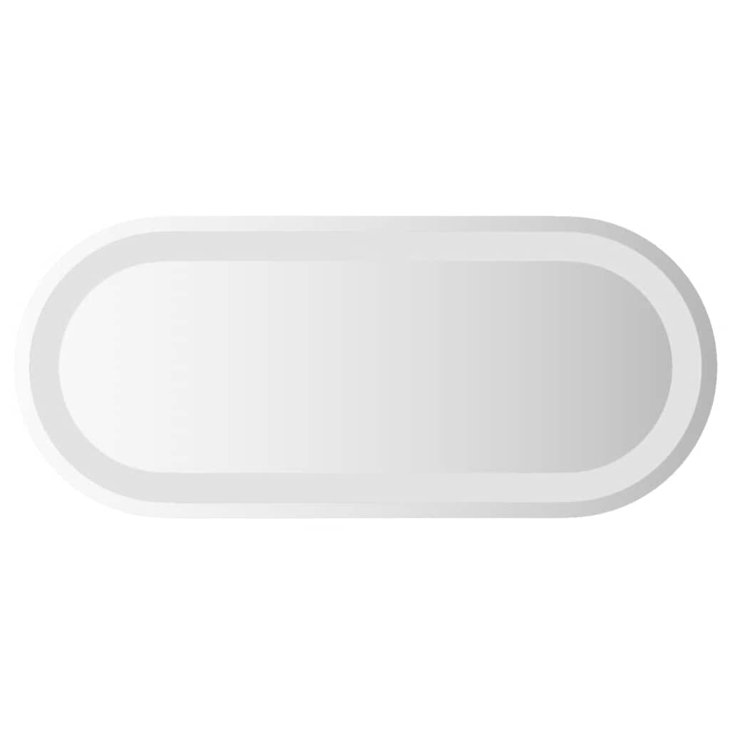 Badkamerspiegel LED ovaal 60x25 cm