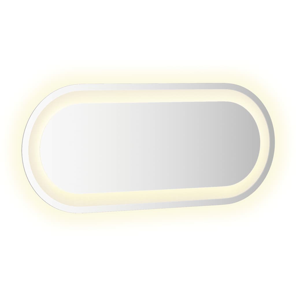 Badkamerspiegel LED ovaal 60x25 cm