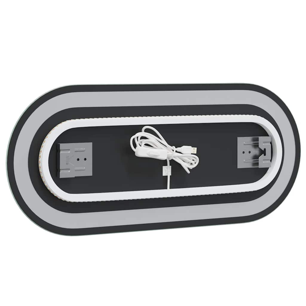 Badkamerspiegel LED ovaal 60x25 cm