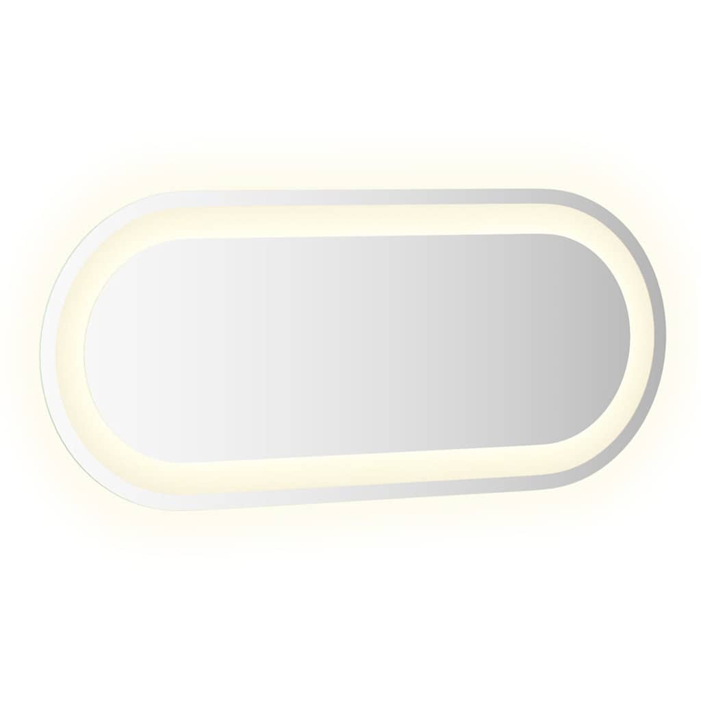Badkamerspiegel LED ovaal 70x30 cm