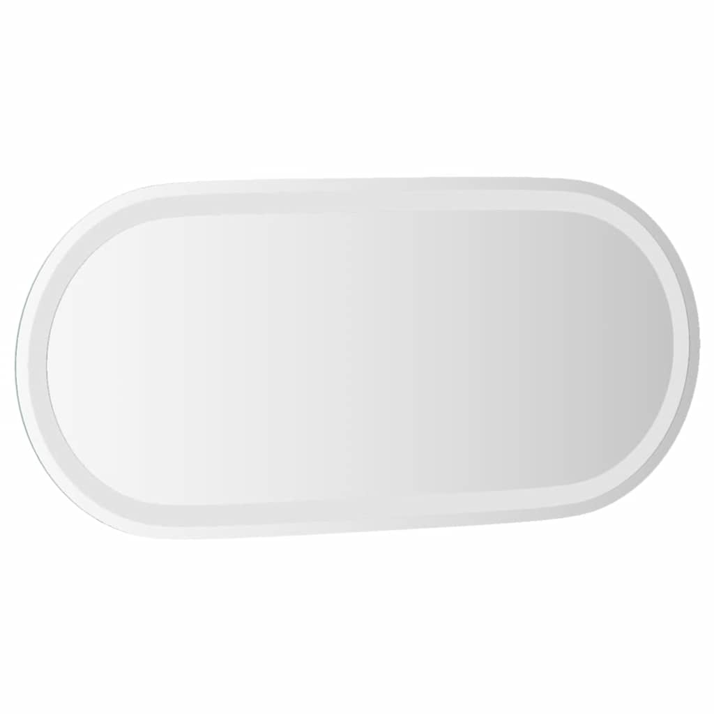 Badkamerspiegel LED ovaal 80x35 cm