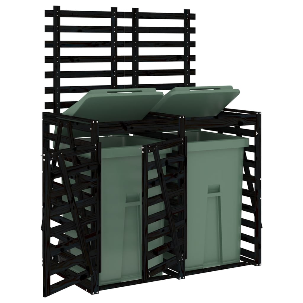 Containerberging dubbel massief grenenhout zwart is nu te koop bij PeponiXL, paradijselijk wonen!