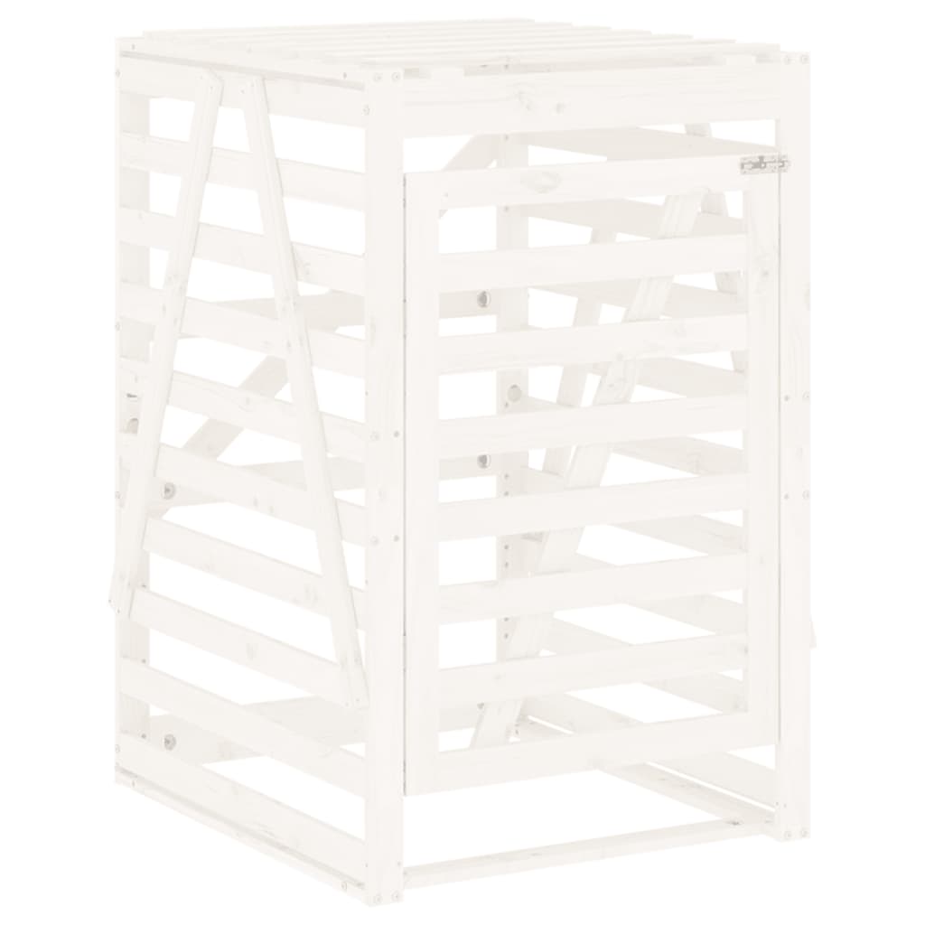 Containerberging drievoudig massief grenenhout wit is nu te koop bij PeponiXL, paradijselijk wonen!