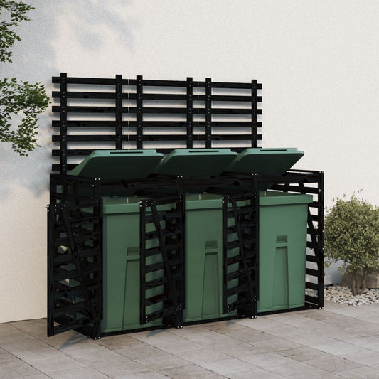 Containerberging drievoudig massief grenenhout zwart is nu te koop bij PeponiXL, paradijselijk wonen!