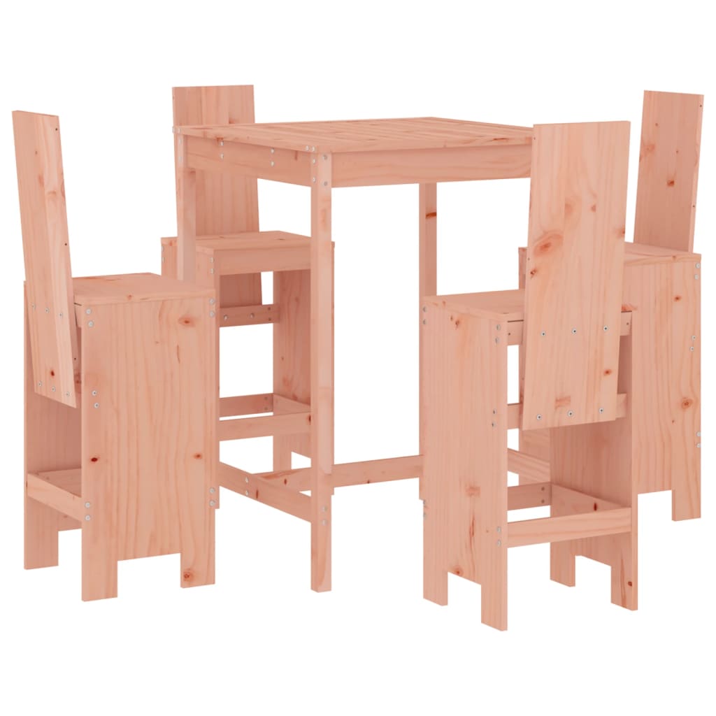 5-delige Tuinset massief douglashout is nu te koop bij PeponiXL, paradijselijk wonen!