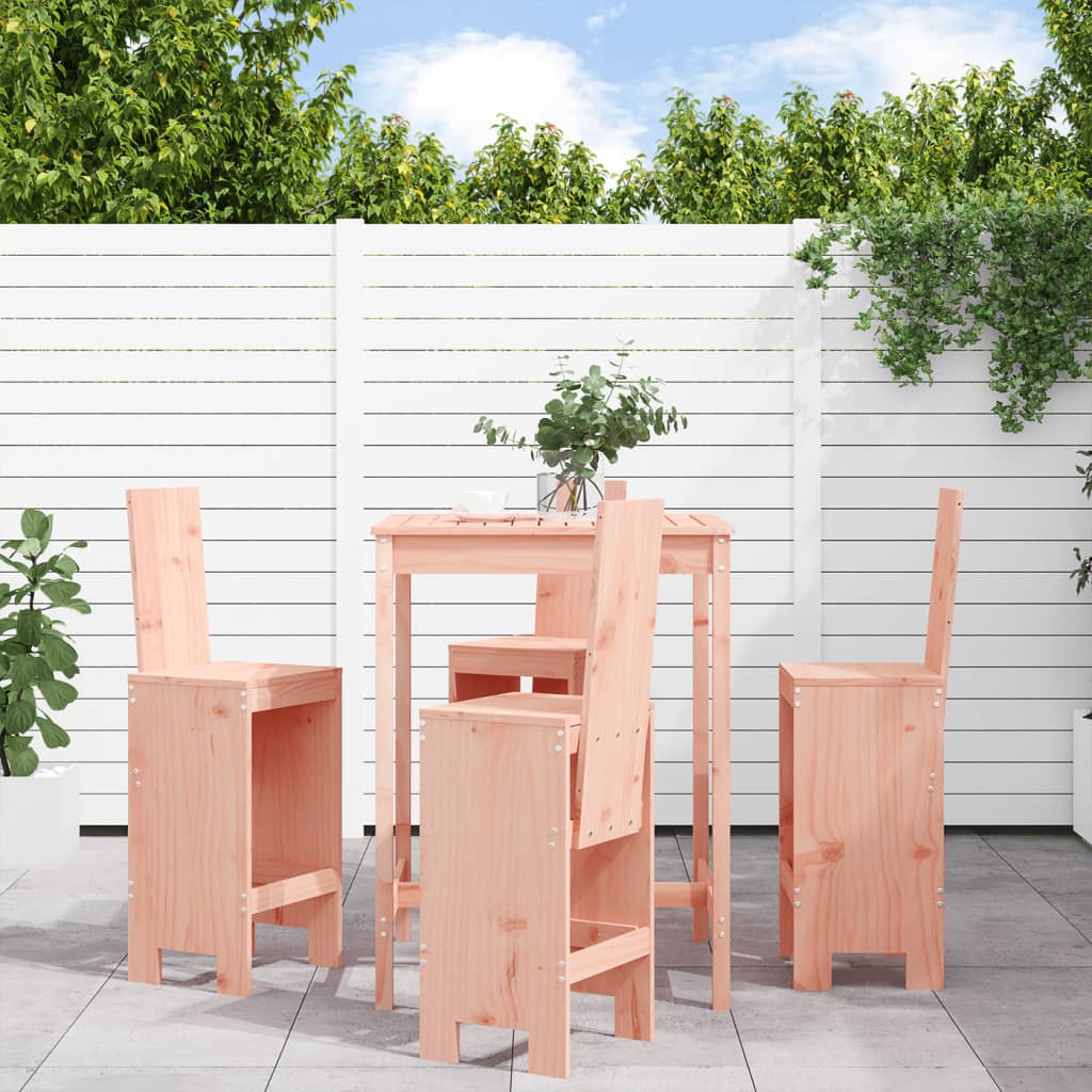 5-delige Tuinset massief douglashout is nu te koop bij PeponiXL, paradijselijk wonen!