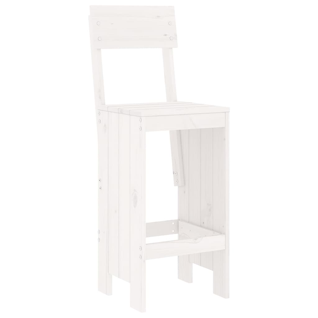 5-delige Barset massief grenenhout wit is nu te koop bij PeponiXL, paradijselijk wonen!