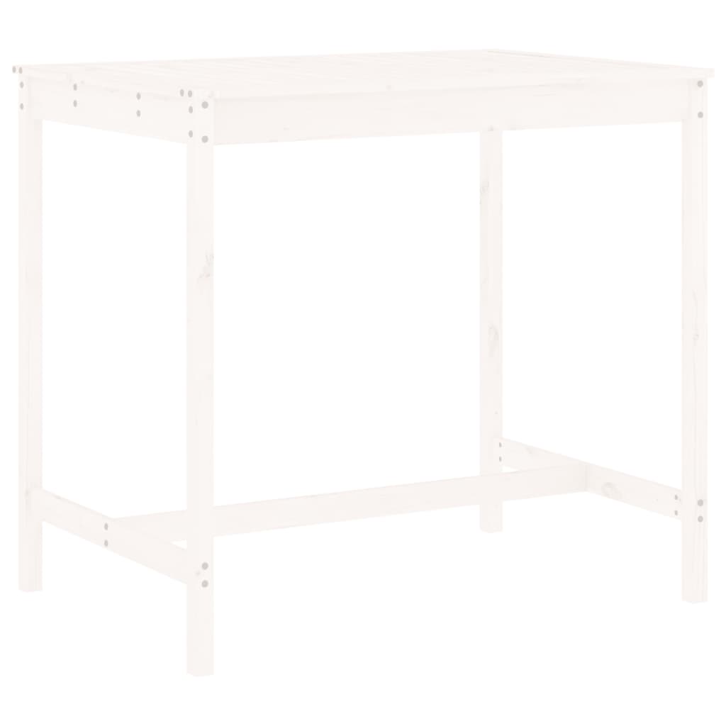 5-delige Barset massief grenenhout wit is nu te koop bij PeponiXL, paradijselijk wonen!