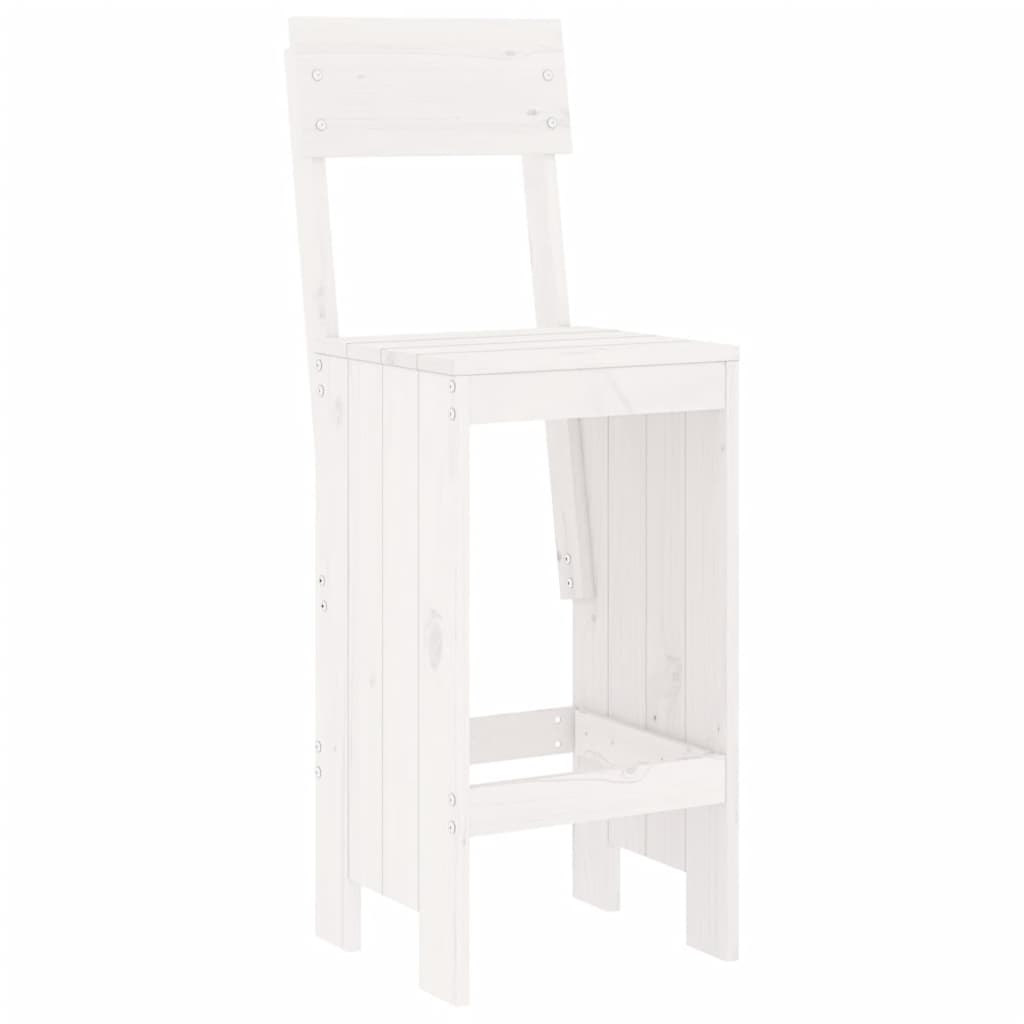 7-delige Barset massief grenenhout wit is nu te koop bij PeponiXL, paradijselijk wonen!