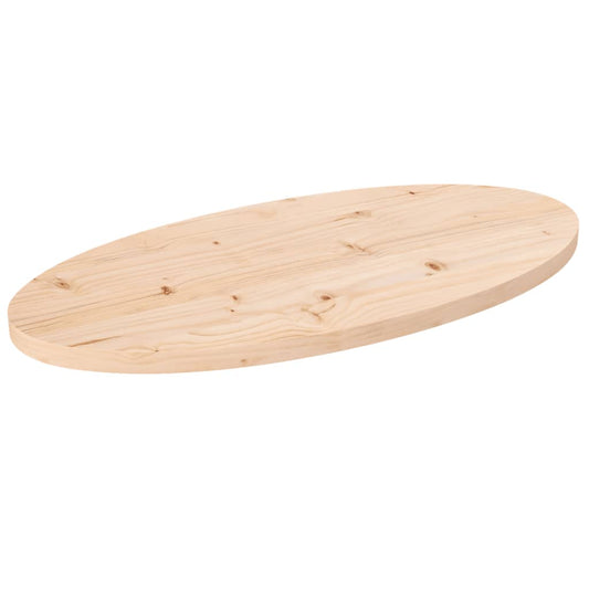 Tafelblad 70x35x2,5 cm massief grenenhout ovaal is nu te koop bij PeponiXL, paradijselijk wonen!
