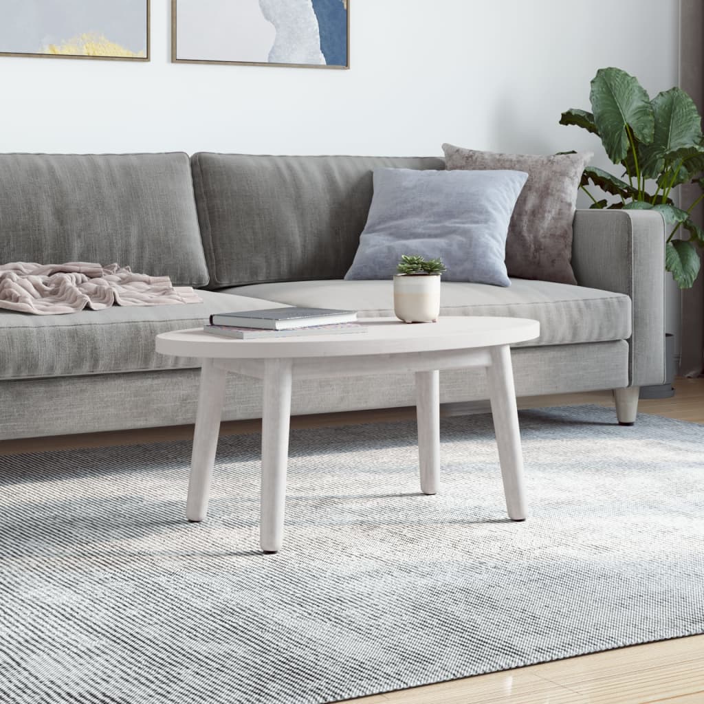 Tafelblad ovaal 70x35x2,5 cm massief grenenhout wit is nu te koop bij PeponiXL, paradijselijk wonen!