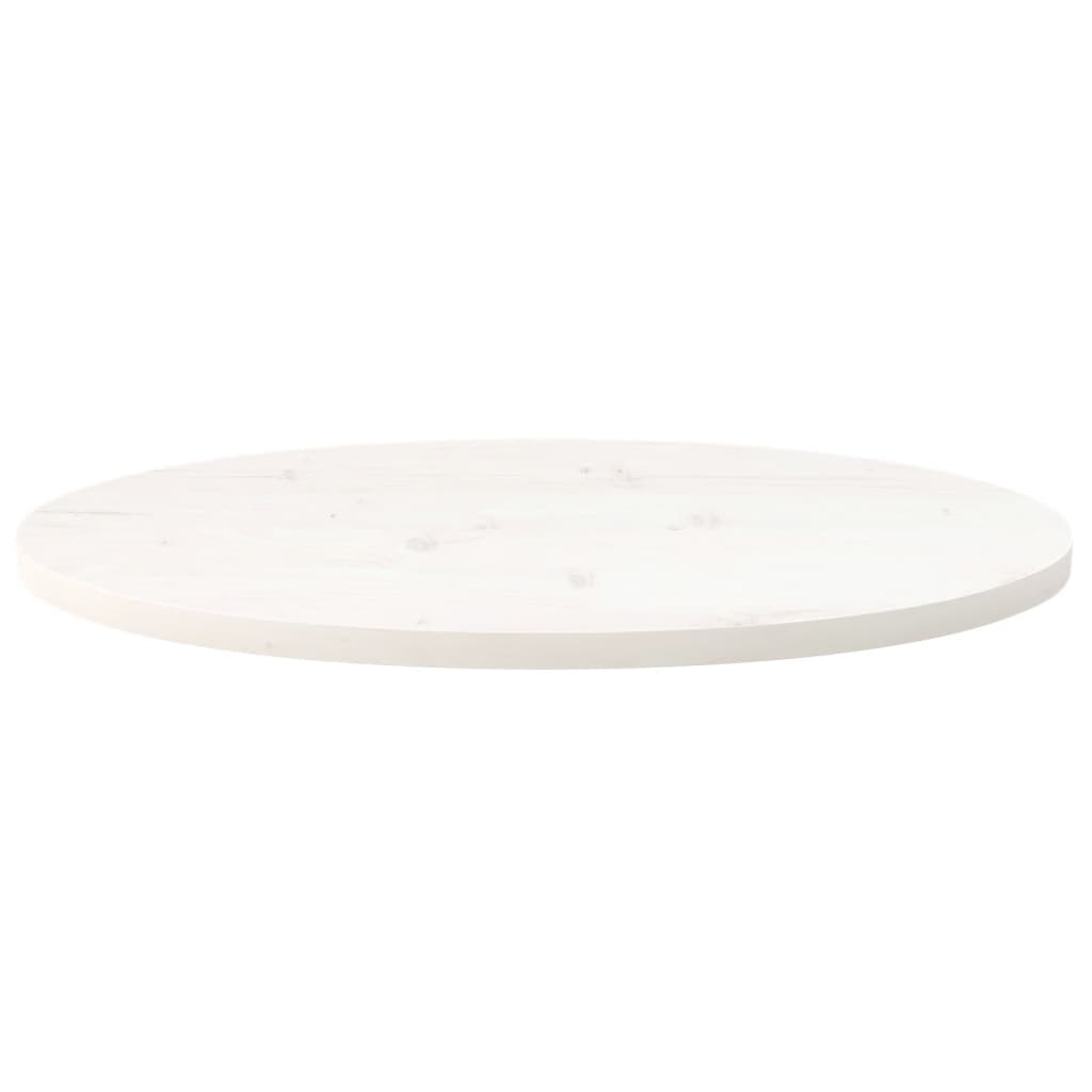 Tafelblad ovaal 70x35x2,5 cm massief grenenhout wit is nu te koop bij PeponiXL, paradijselijk wonen!