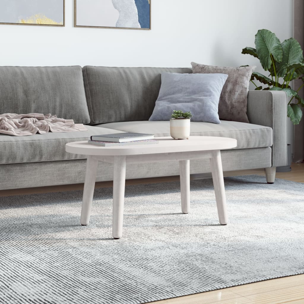 Tafelblad ovaal 70x35x2,5 cm massief grenenhout wit is nu te koop bij PeponiXL, paradijselijk wonen!
