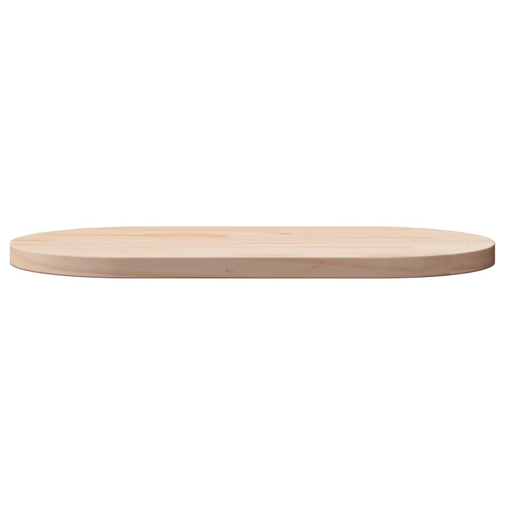 Tafelblad 90x45x2,5 cm massief grenenhout ovaal is nu te koop bij PeponiXL, paradijselijk wonen!