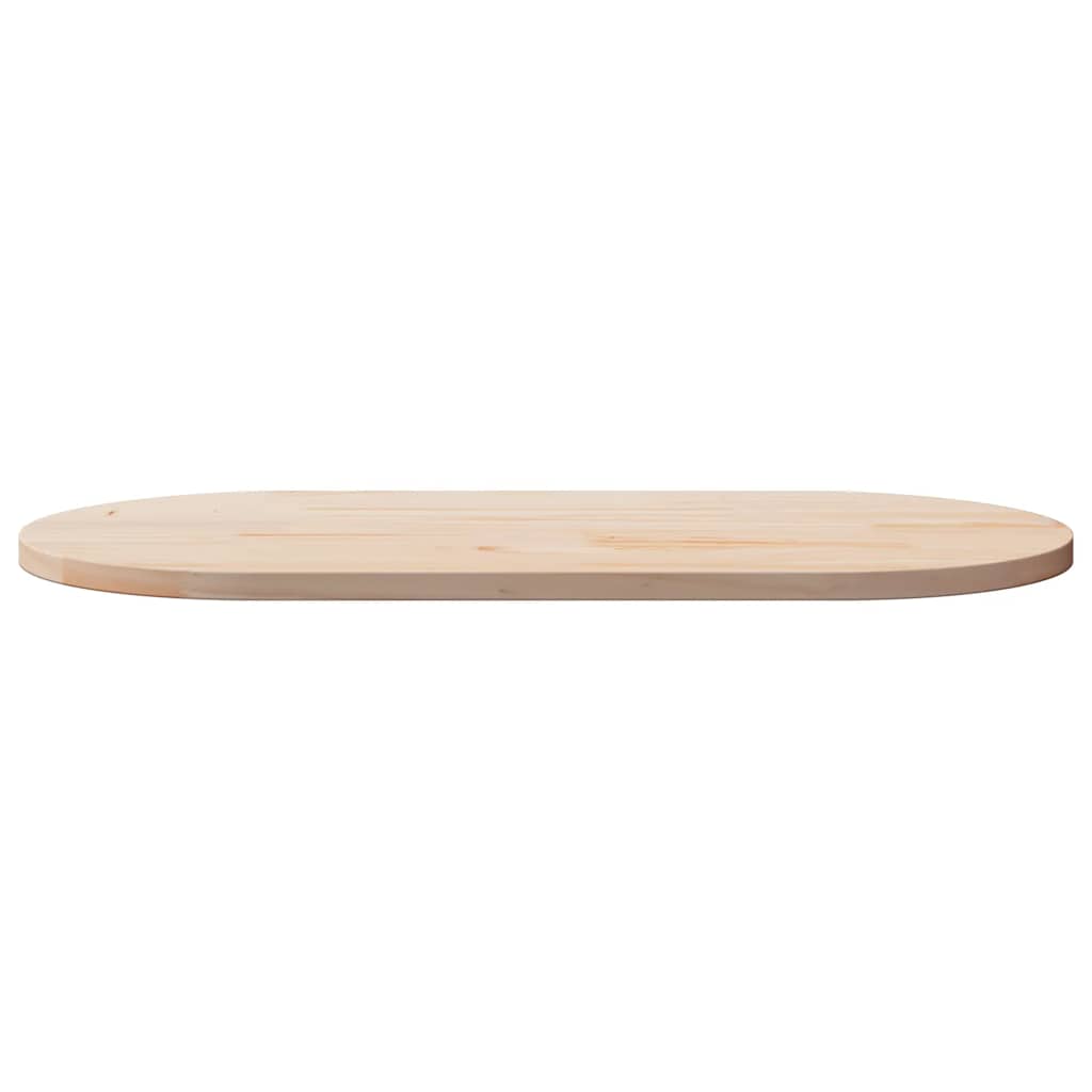 Tafelblad 100x50x2,5 cm massief grenenhout ovaal is nu te koop bij PeponiXL, paradijselijk wonen!