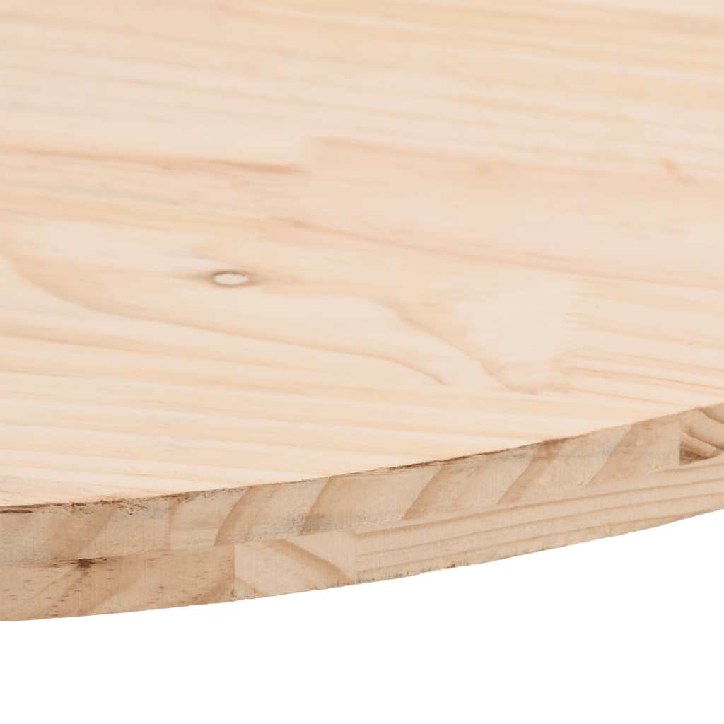 Tafelblad 100x50x2,5 cm massief grenenhout ovaal is nu te koop bij PeponiXL, paradijselijk wonen!