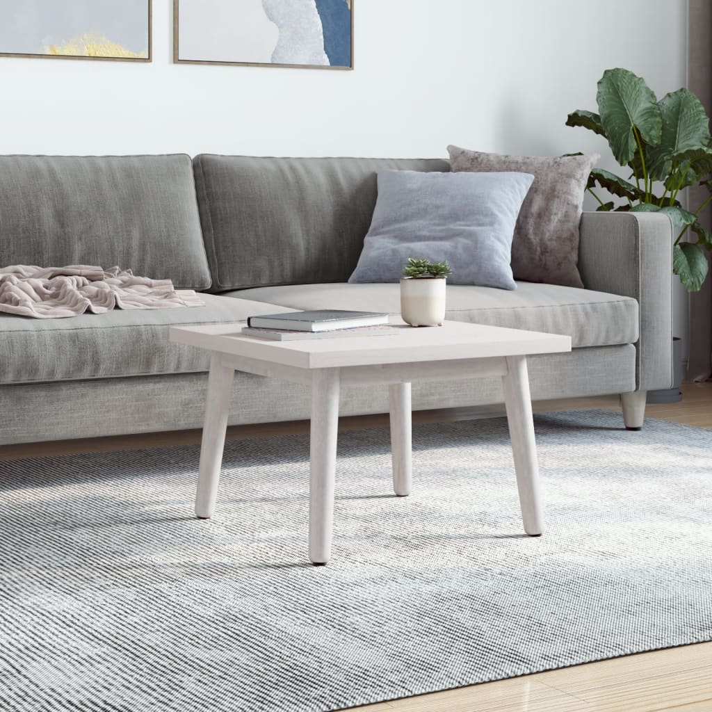 Tafelblad vierkant 50x50x2,5 cm massief grenenhout wit is nu te koop bij PeponiXL, paradijselijk wonen!