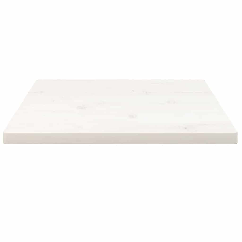 Tafelblad vierkant 60x60x2,5 cm massief grenenhout wit is nu te koop bij PeponiXL, paradijselijk wonen!