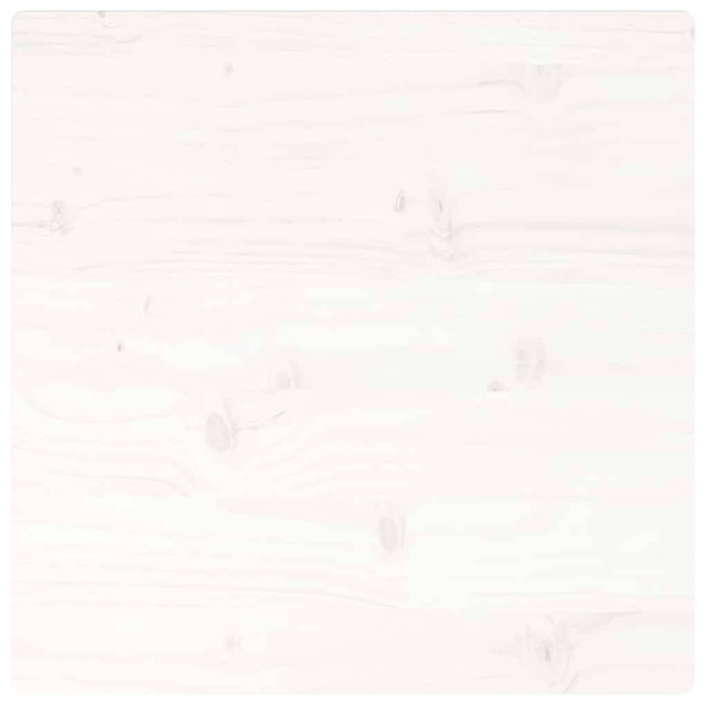 Tafelblad vierkant 60x60x2,5 cm massief grenenhout wit is nu te koop bij PeponiXL, paradijselijk wonen!