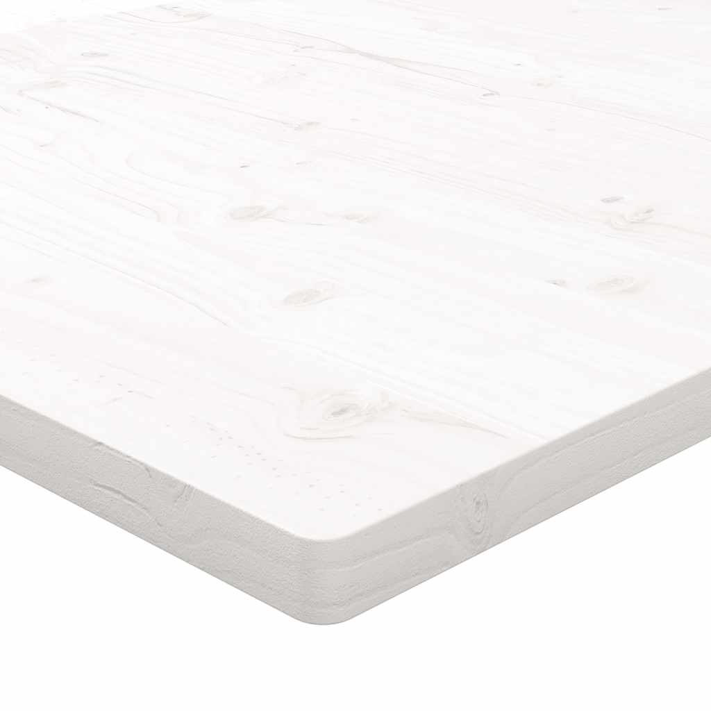 Tafelblad vierkant 60x60x2,5 cm massief grenenhout wit is nu te koop bij PeponiXL, paradijselijk wonen!