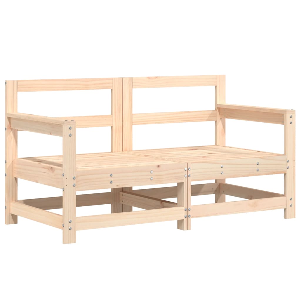 Tuinhoekbanken 2 st massief grenenhout is nu te koop bij PeponiXL, paradijselijk wonen!