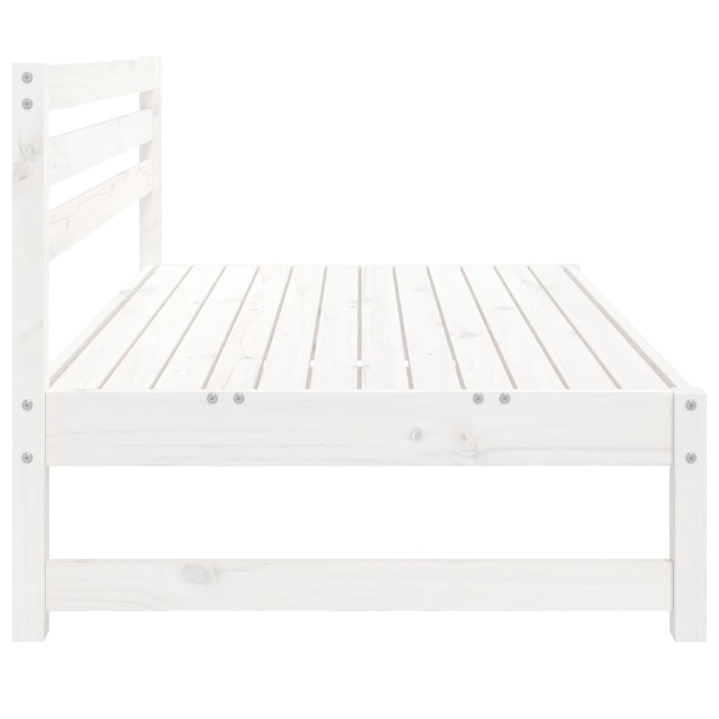 Tuinmiddenbanken 2 st 120x80 cm massief grenenhout wit is nu te koop bij PeponiXL, paradijselijk wonen!