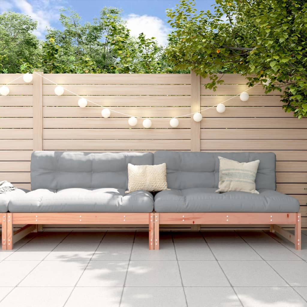 Tuinmiddenbanken 2 st 120x80 cm massief douglashout is nu te koop bij PeponiXL, paradijselijk wonen!