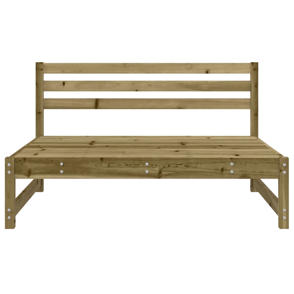 Tuinmiddenbanken 2 st 120x80 cm geïmpregneerd grenenhout is nu te koop bij PeponiXL, paradijselijk wonen!