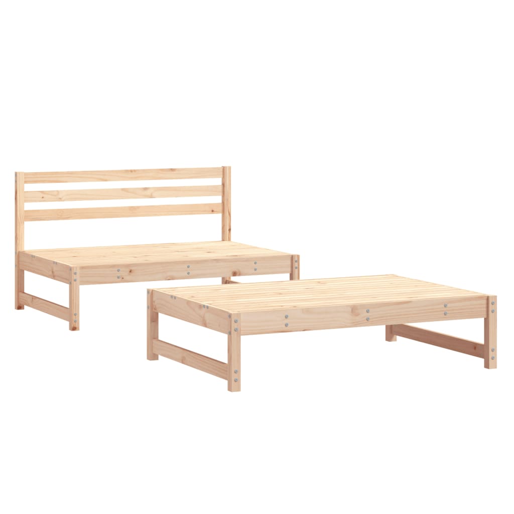 2-delige Loungeset massief grenenhout is nu te koop bij PeponiXL, paradijselijk wonen!