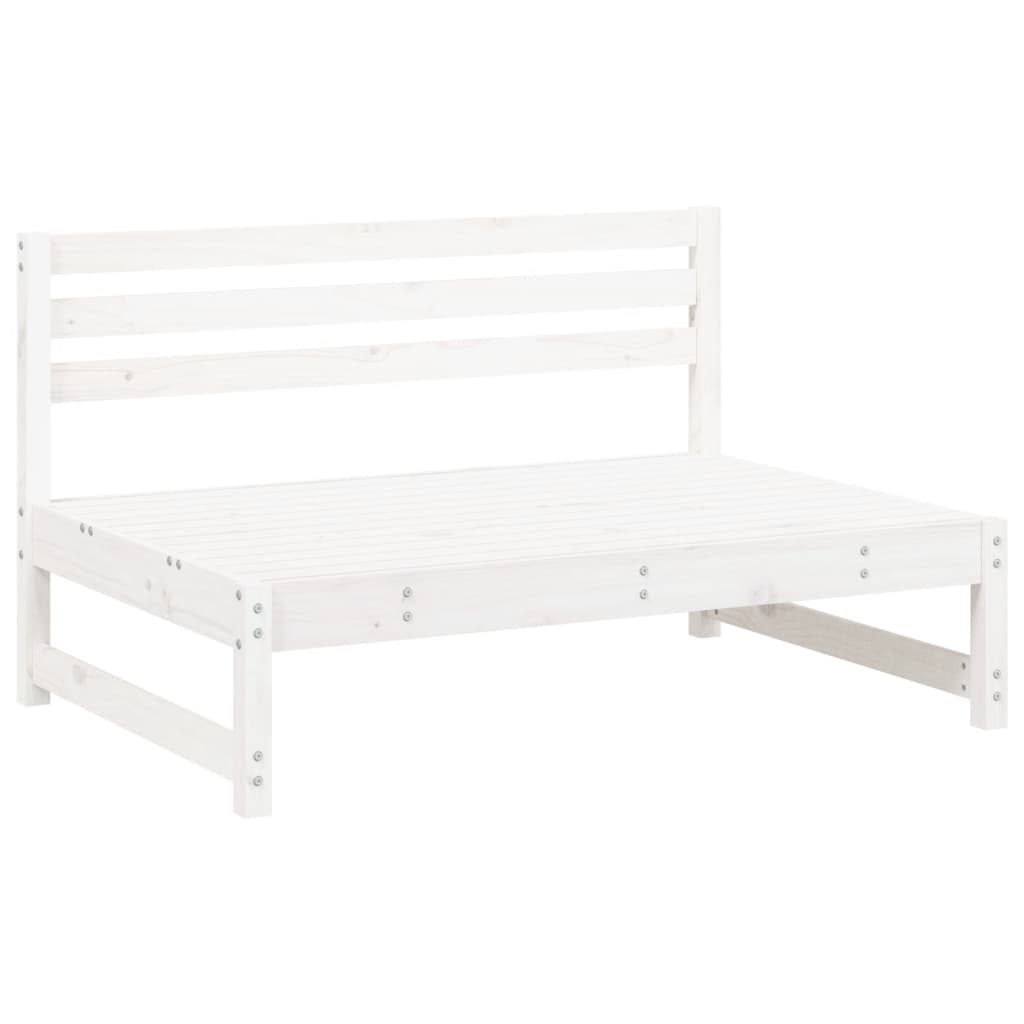 2-delige Loungeset massief grenenhout wit is nu te koop bij PeponiXL, paradijselijk wonen!