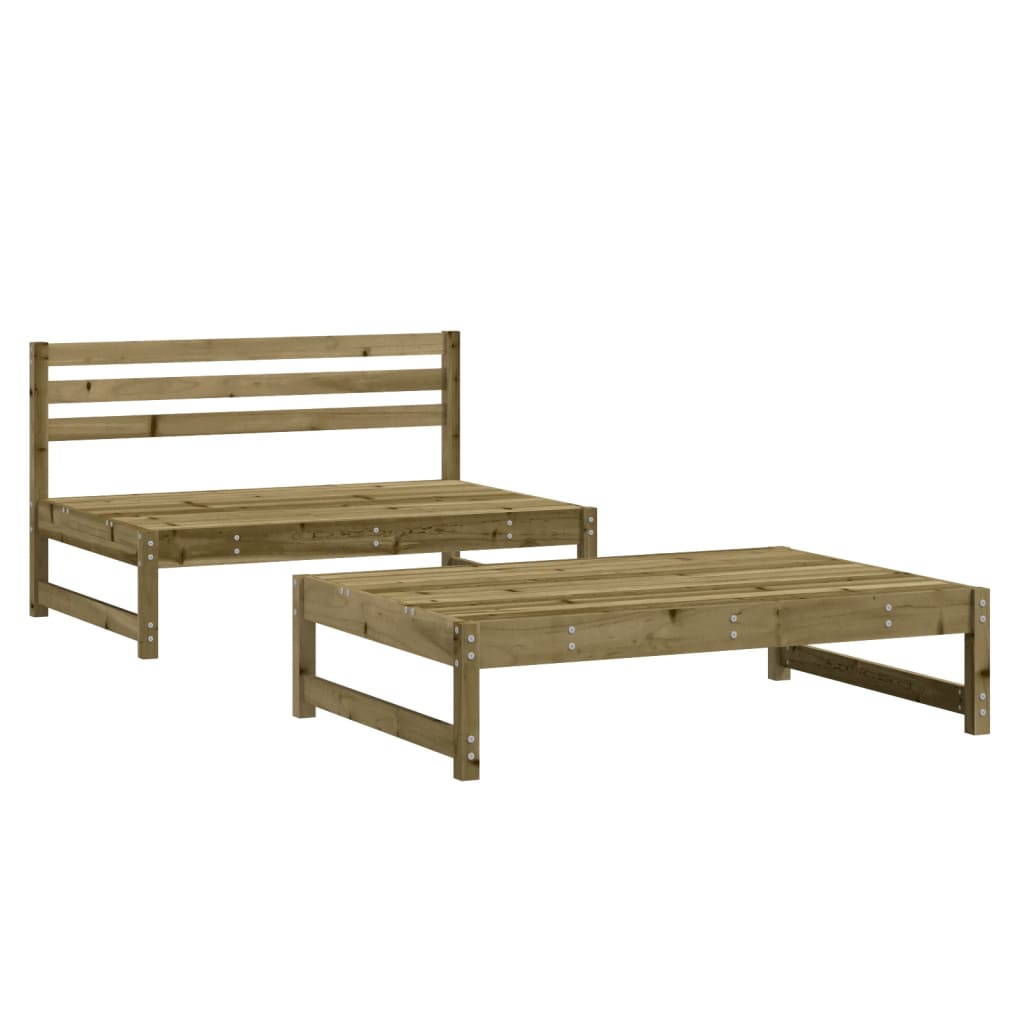 2-delige Loungeset geïmpregneerd grenenhout is nu te koop bij PeponiXL, paradijselijk wonen!