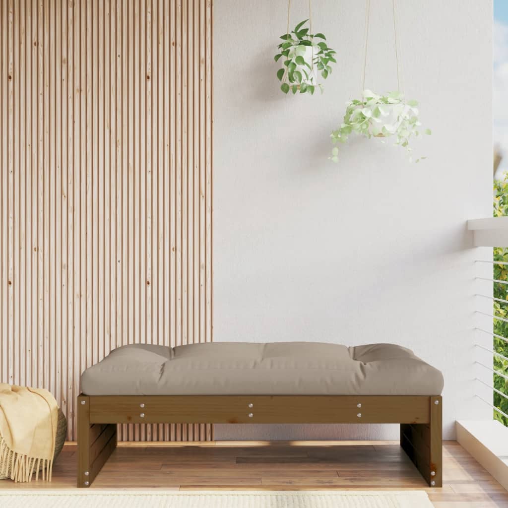 Tuinvoetenbank 120x80 cm massief grenenhout honingbruin is nu te koop bij PeponiXL, paradijselijk wonen!