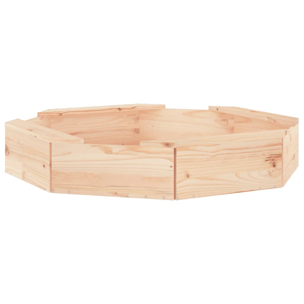 Zandbak met bankjes achthoekig massief grenenhout is nu te koop bij PeponiXL, paradijselijk wonen!