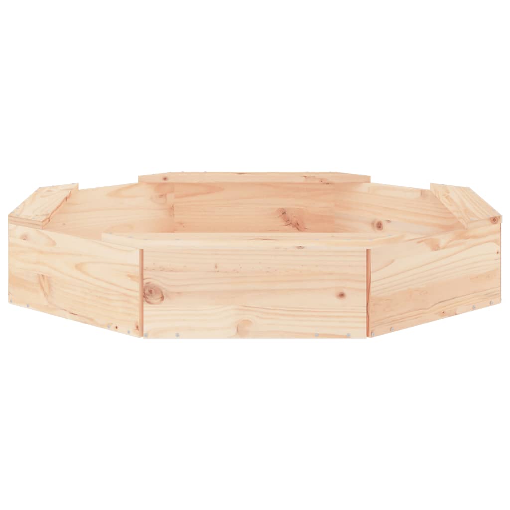 Zandbak met bankjes achthoekig massief grenenhout is nu te koop bij PeponiXL, paradijselijk wonen!
