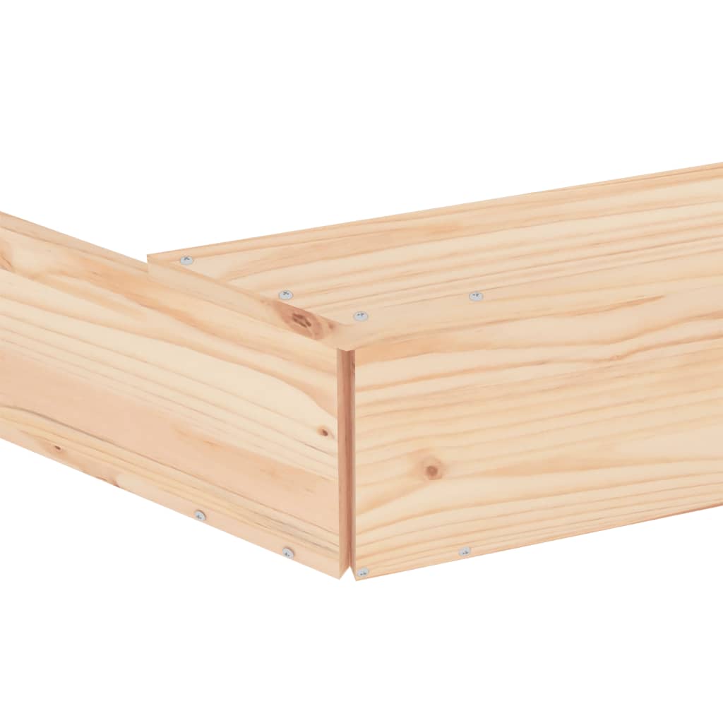 Zandbak met bankjes achthoekig massief grenenhout is nu te koop bij PeponiXL, paradijselijk wonen!