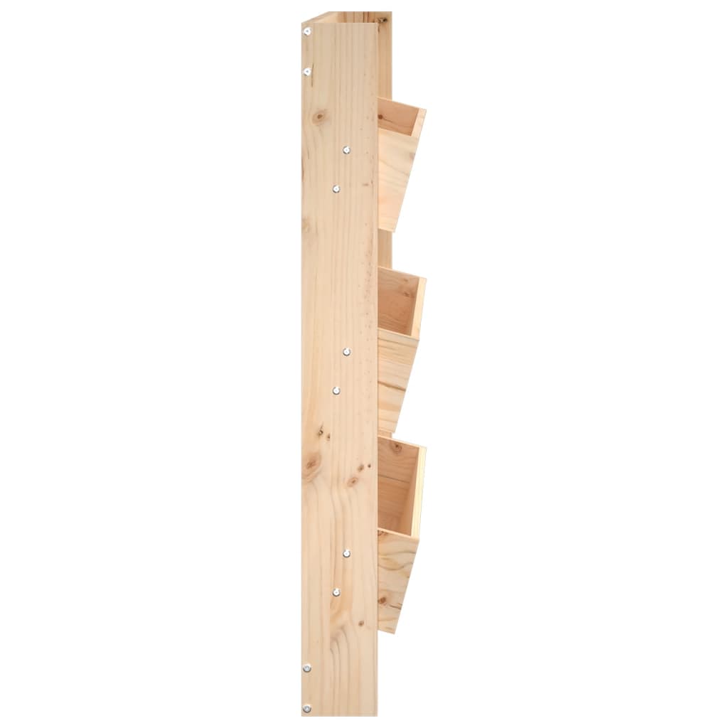 Plantenbak wandmontage 3-laags 60x18,5x110 cm grenenhout is nu te koop bij PeponiXL, paradijselijk wonen!