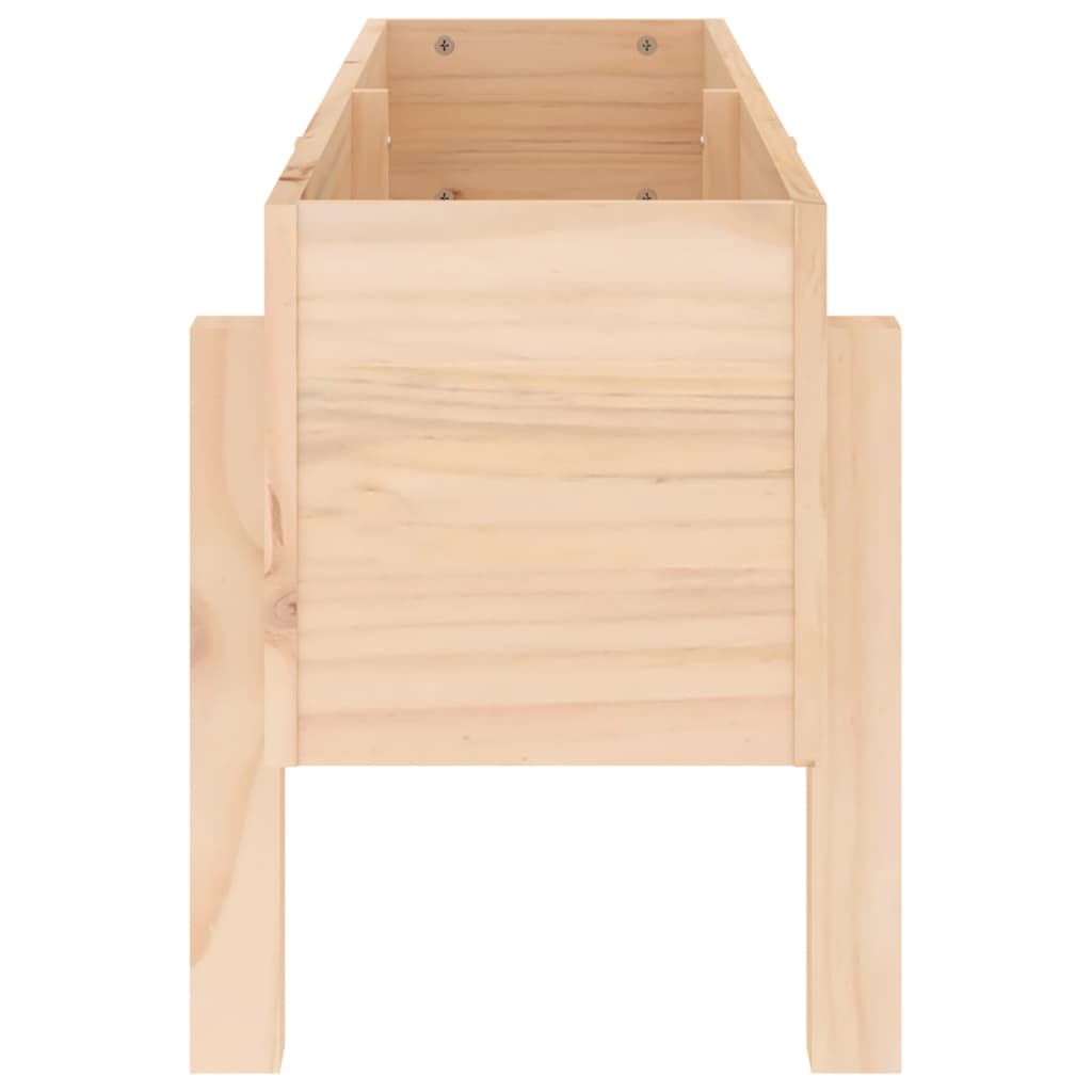 Plantenbak verhoogd 101x30x38 cm massief grenenhout is nu te koop bij PeponiXL, paradijselijk wonen!