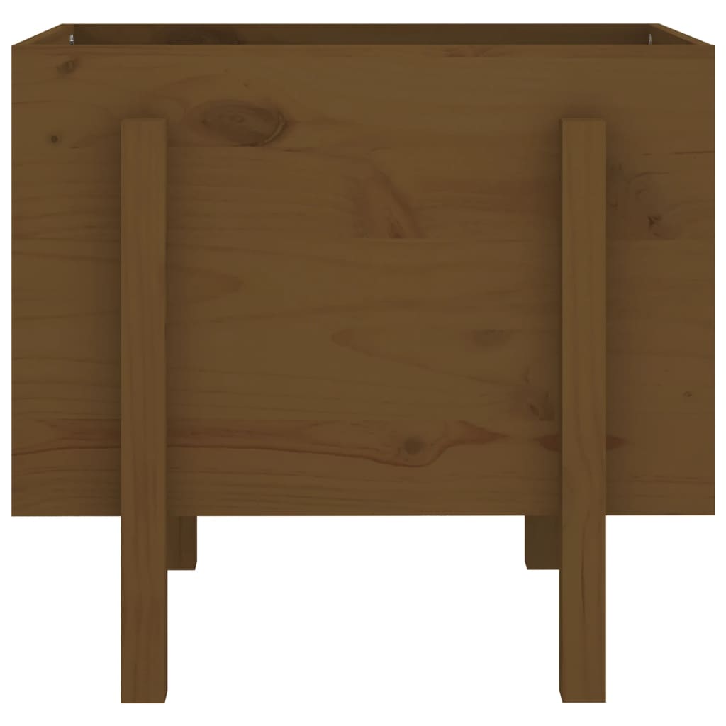 810552 vidaXL Plantenbak 62x50x57 cm massief grenenhout honingbruin is nu te koop bij PeponiXL, paradijselijk wonen!