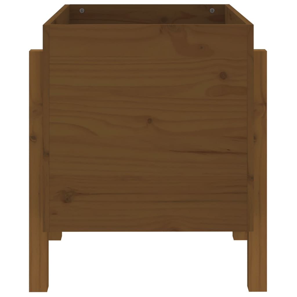 810552 vidaXL Plantenbak 62x50x57 cm massief grenenhout honingbruin is nu te koop bij PeponiXL, paradijselijk wonen!