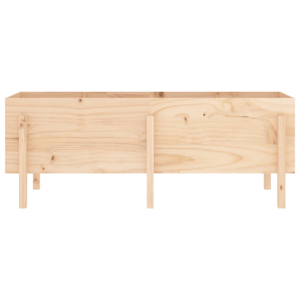 Plantenbak verhoogd 160x50x57 cm massief grenenhout is nu te koop bij PeponiXL, paradijselijk wonen!