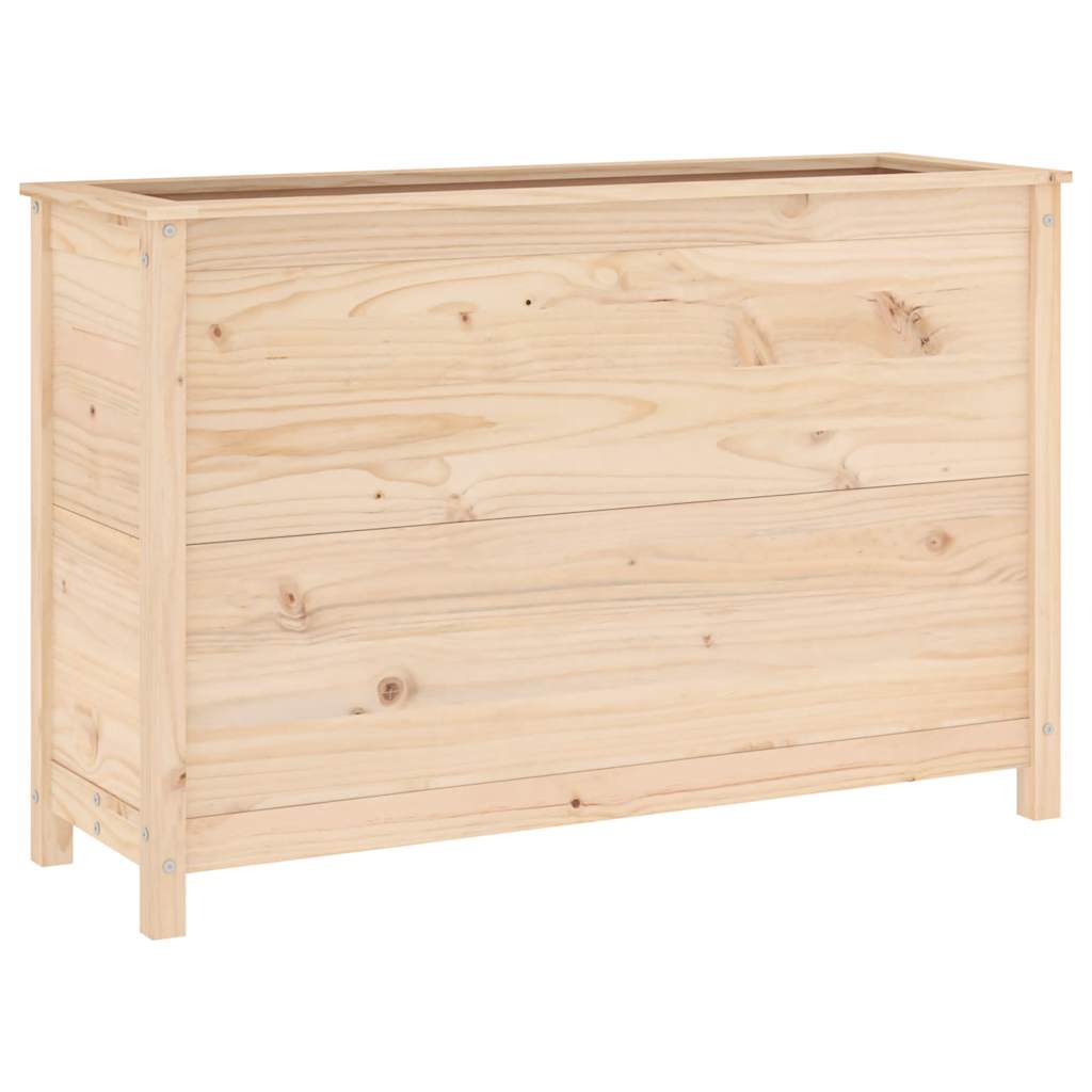 Plantenbak verhoogd 119,5x40x78 cm massief grenenhout is nu te koop bij PeponiXL, paradijselijk wonen!