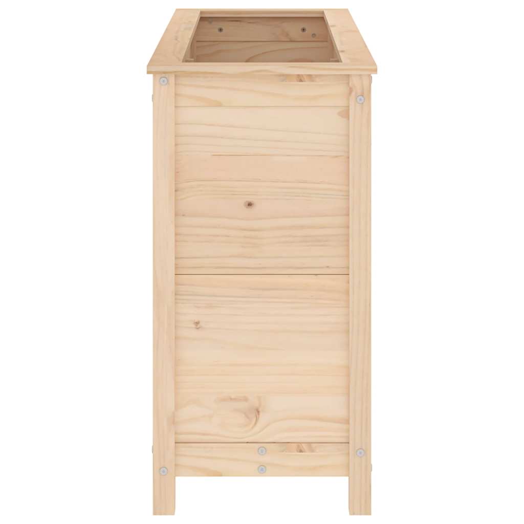 Plantenbak verhoogd 119,5x40x78 cm massief grenenhout is nu te koop bij PeponiXL, paradijselijk wonen!